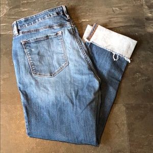 Loft Curvy Straight Jeans, size 32/14